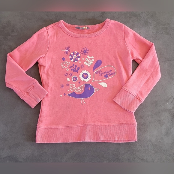 Girls 6T 7T Giordano Juniors Pink Sweatshirt - Picture 1 of 6